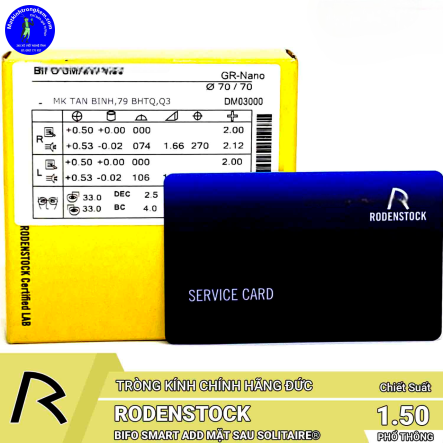 HAI TRÒNG RODENSTOCK 1.50 BIFO SMART ADD MẶT SAU Chính Hãng