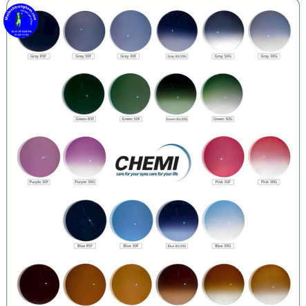 TRÒNG KÍNH MÁT CÓ ĐỘ CẬN CHEMI HÀN QUỐC- CHIẾT SUẤT 1.67U1/U2/U6