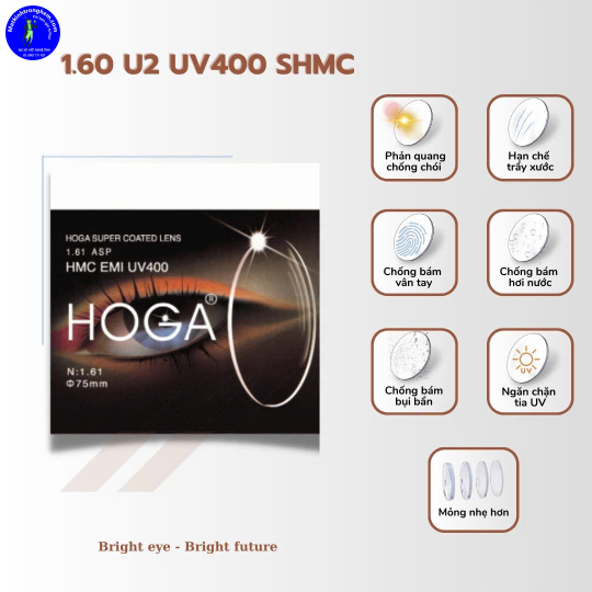 TRÒNG CHỐNG UV HOGA VIỆT NAM-CHIẾT SUẤT 1.61