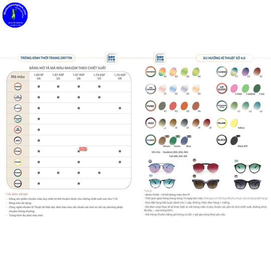 TRÒNG KÍNH MÁT CÓ ĐỘ DRYTIN- CHEMI HÀN QUỐC