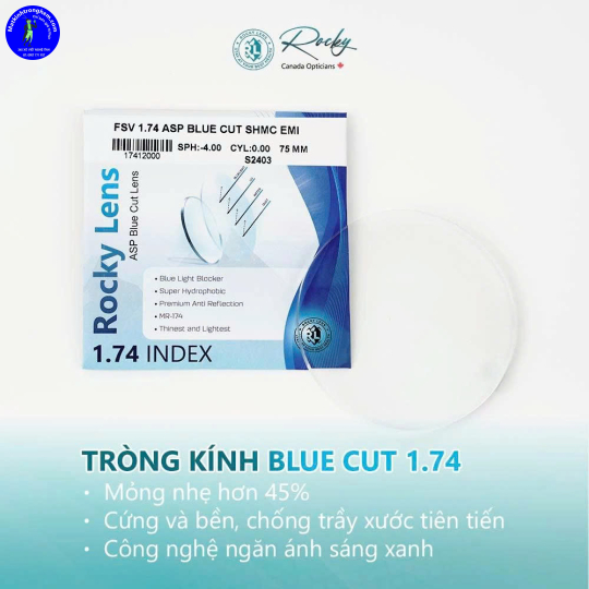 TRÒNG KÍNH SIÊU MỎNG 1.74 ASX ROCKY CANADA
