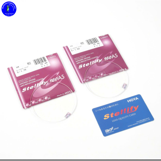 TRÒNG KÍNH LỌC ÁNH SÁNG XANH HOYA STELLIFY BLUE CONTROL- CHIẾT SUẤT 1.60AS