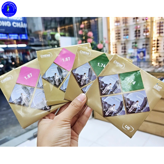 TRÒNG KÍNH MỎNG CHIẾT 1.67 CHEMI HÀN QUỐC- 1.67 DAS
