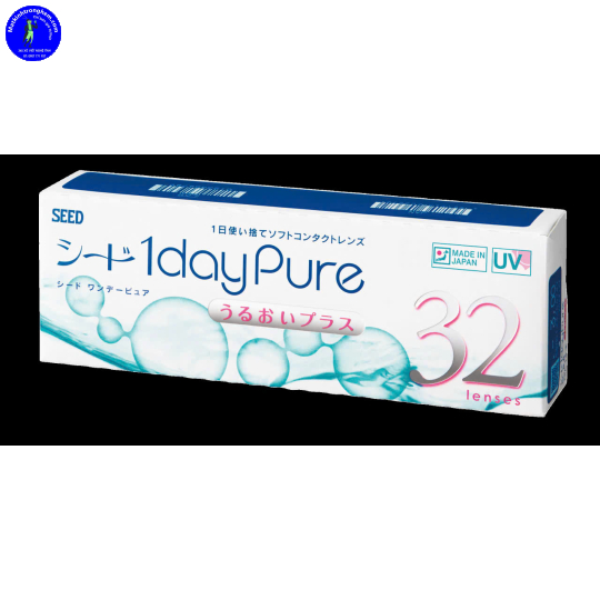 KÍNH ÁP TRÒNG 1 NGÀY KHÔNG MÀU SEED NHẬT- 1 HỘP 16 CẶP