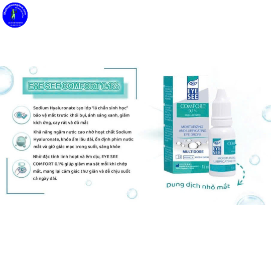 NƯỚC MẮT NHÂN TẠO EYESEE COMFORT 15ml- AVIZOR TÂY BAN NHA